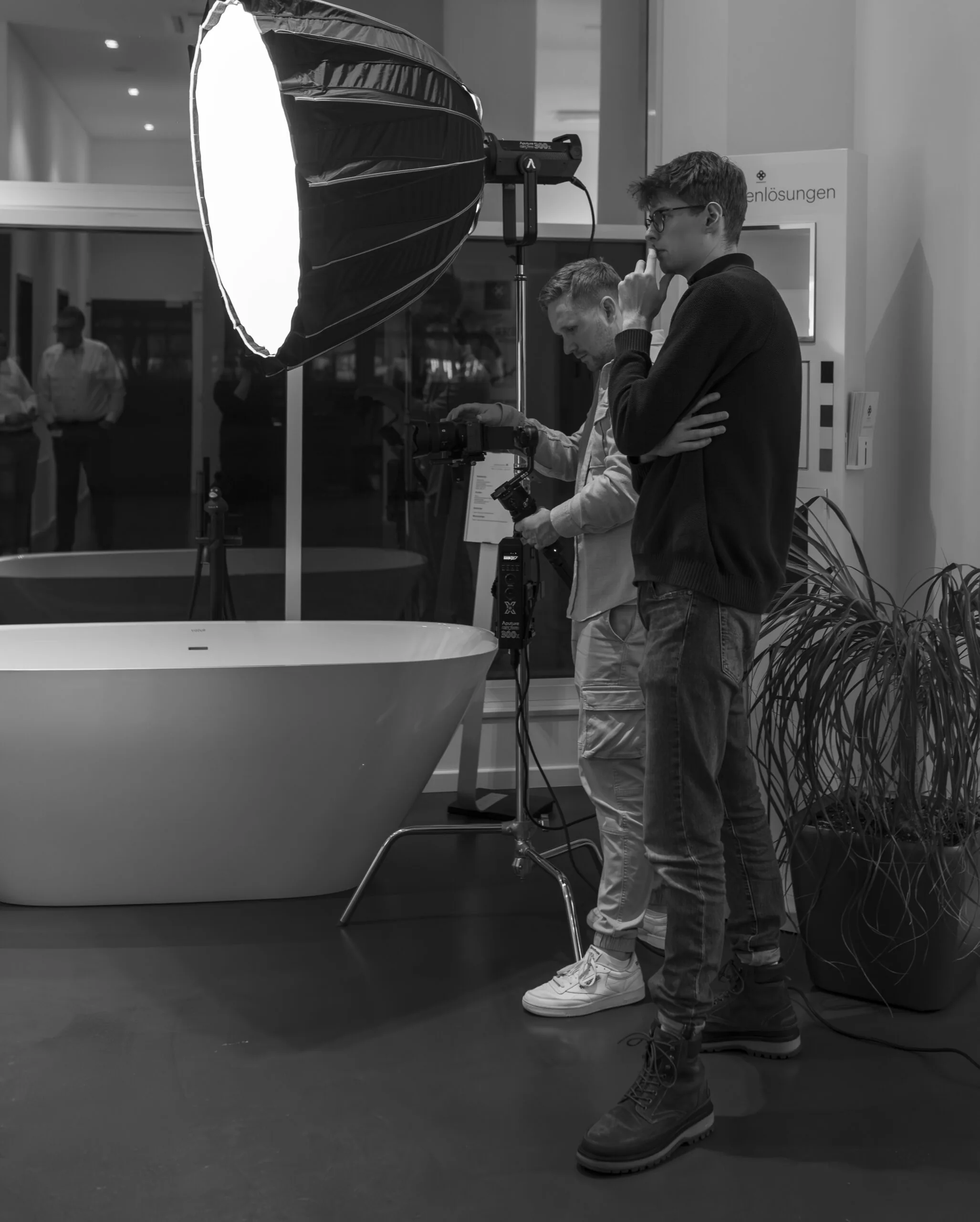 Das Filmteam von Agentur Kontraste bei der Videoproduktion
