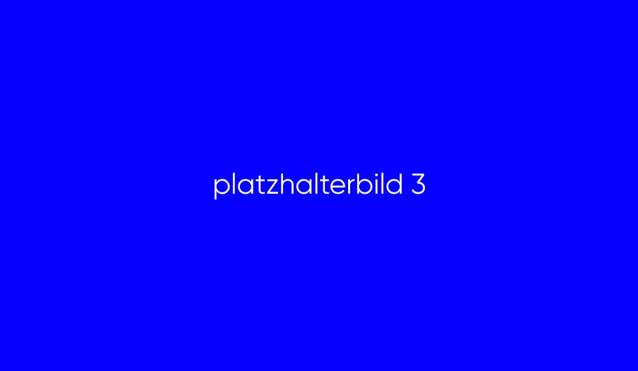 Ein blaues Bild mit dem weißen Text „platzhalterbild 3“ in der Mitte.
