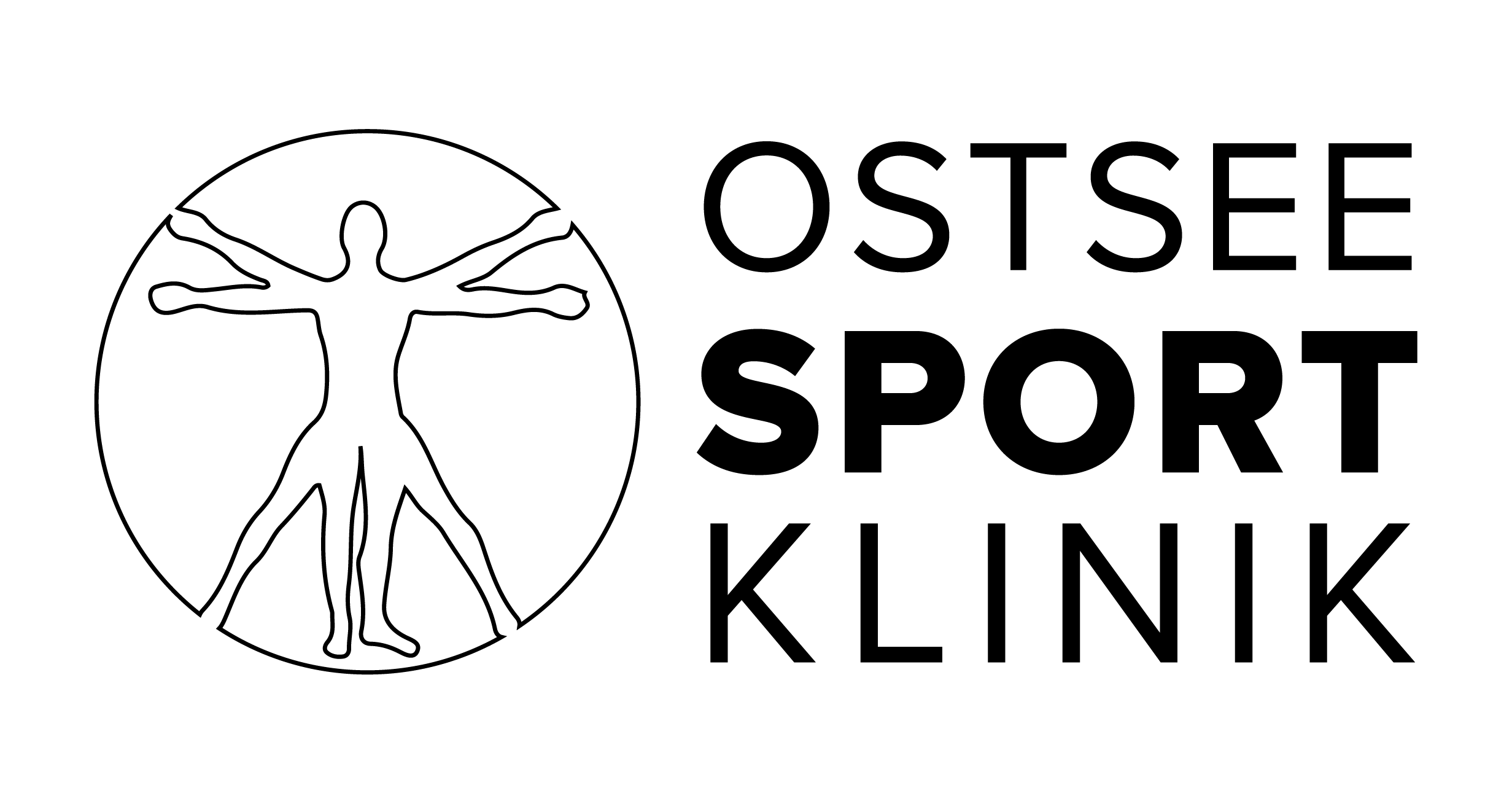 Ostsee Sport Klinik Logo in schwarz