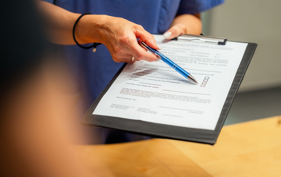 Foto von Fragebogen von Ostsee-Klinik