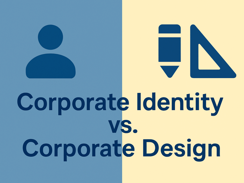 Corporate Identity vs. Corporate Design mit Kontraste Agency