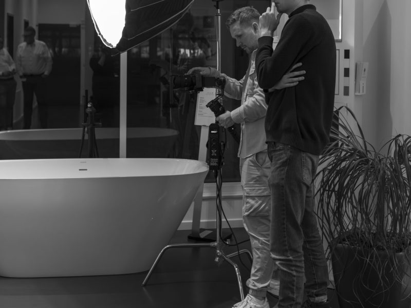 Das Filmteam von Agentur Kontraste bei der Videoproduktion