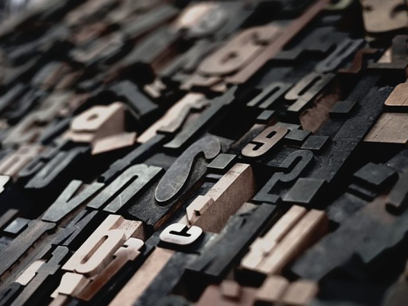 Typografie-Schriftwirkung